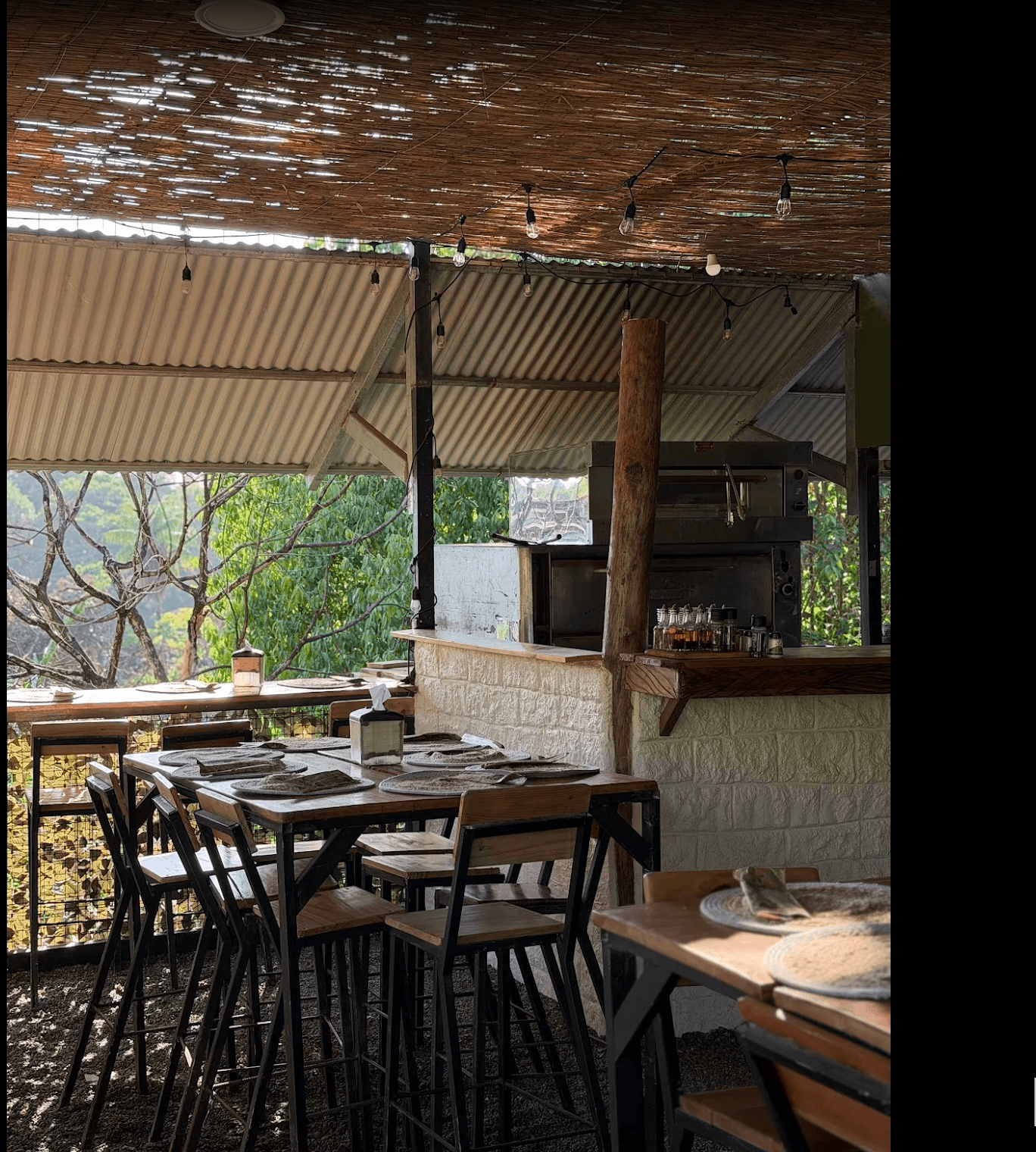 Chef preparing a dish at Coco Café